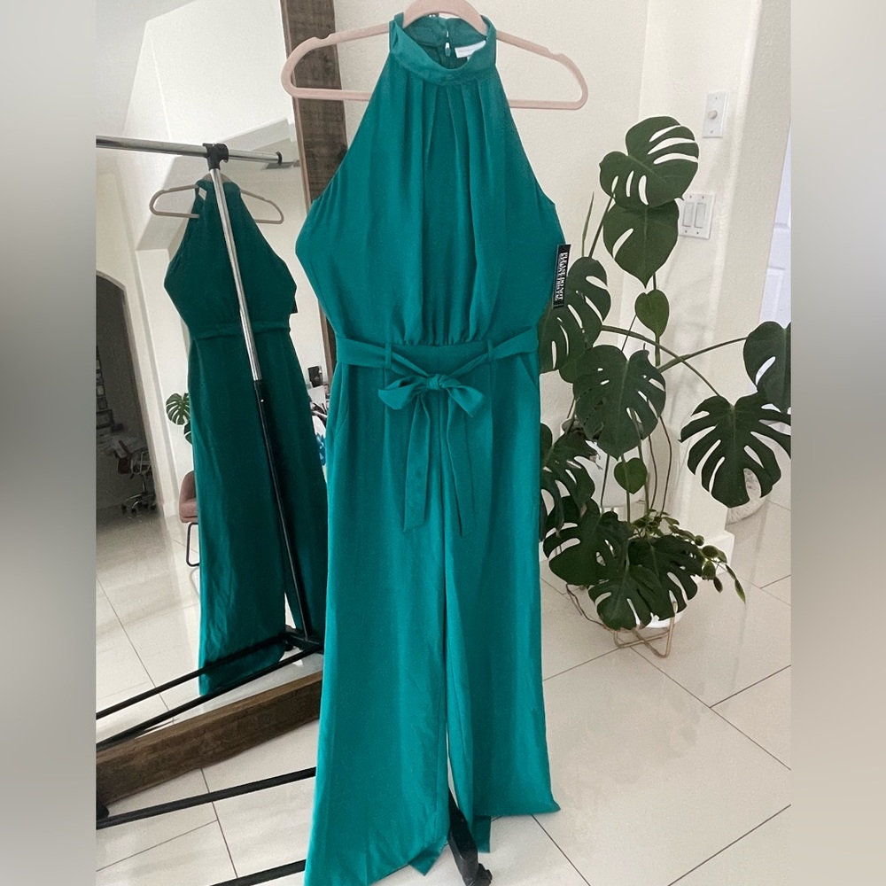 Green jumpsuit